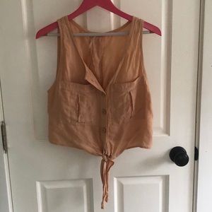 Loose tie-knot Free People tank (worn once)